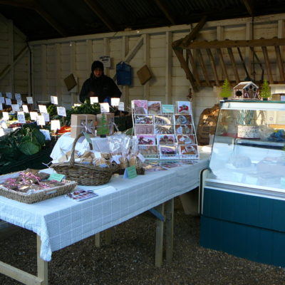 Laura's December stall at the Wyken Vineyards Farmers Market 